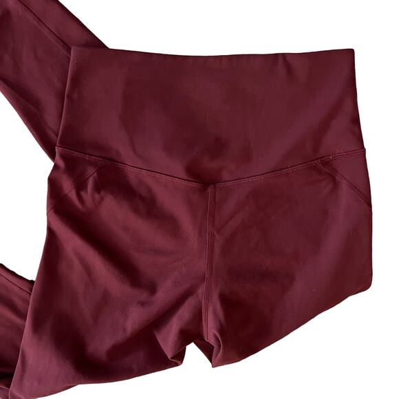 Girlfriend Collective Plum 7/8 Compressive High Rise Leggings Sz Small - Picture 5 of 6